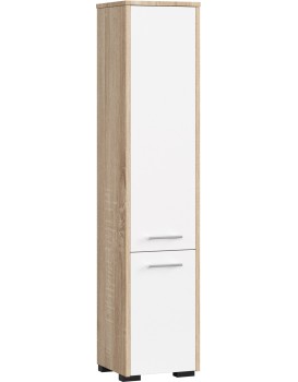 Koupelnová skříňka Fin I 30 cm sonoma/bílá