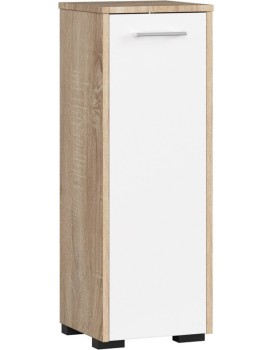Skříňka do koupelny FIN 30 cm dub sonoma/bílá