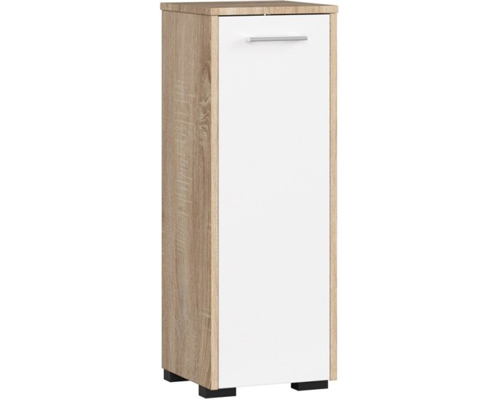 Skříňka do koupelny FIN 30 cm dub sonoma/bílá