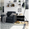 Komoda Liv 60 cm černá lesklá