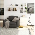 Komoda Kuba 60 cm - 3 šuplíky bílá lesk
