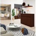 Komoda Karolína 140 cm 3 skříňky a 3 šuplíky wenge