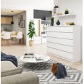 Komoda Rollo K 160 cm bílá matná