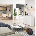 Komoda Torvi K 110 cm bílá matná