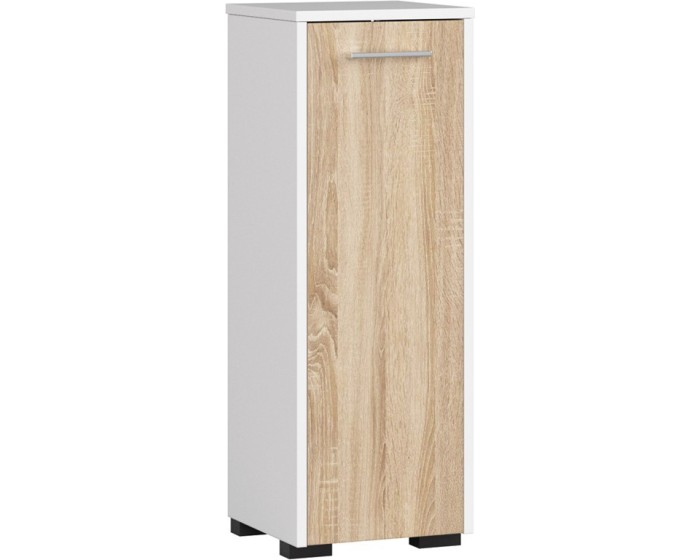 Koupelnová skříňka Fin 30 cm bílá/sonoma