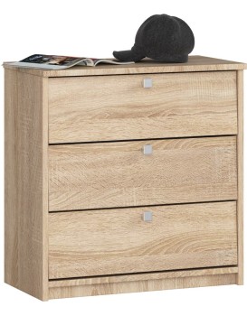 Botník Mini 60 cm - 3 dvířka dub sonoma