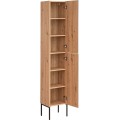 Koupelnová skříňka vysoká Madera 800 dub artisan/bílá