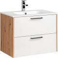 Umyvadlová skříňka Madera 821 2S dub artisan/bílá