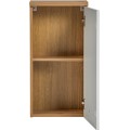 Koupelnová závěsná skříňka horní Samoa 830 bílý mat/dub artisan