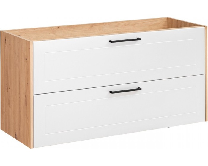 Umyvadlová skříňka Madera 854 2S dub artisan/bílá