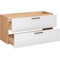 Umyvadlová skříňka Madera 854 2S dub artisan/bílá