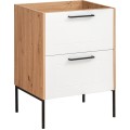 Umyvadlová skříňka Madera 820 2S dub artisan/bílá
