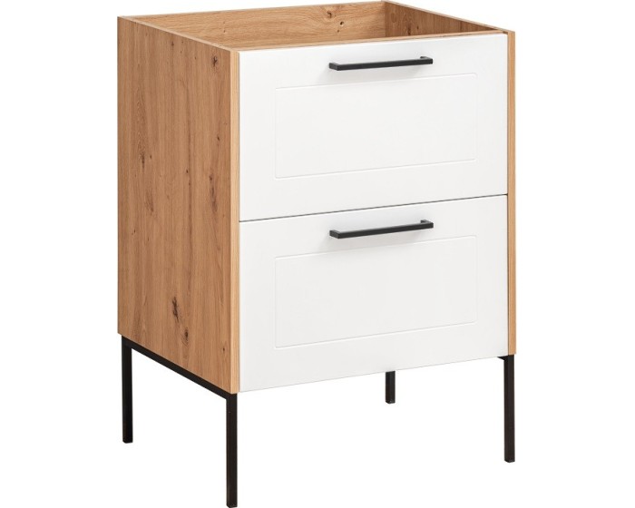 Umyvadlová skříňka Madera 820 2S dub artisan/bílá