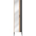 Koupelnová skříňka se zrcadlem vysoká Madera 803 1D dub artisan/grafit