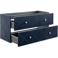 Koupelnová skříňka pod umyvadlo Elegance 120 cm modrá