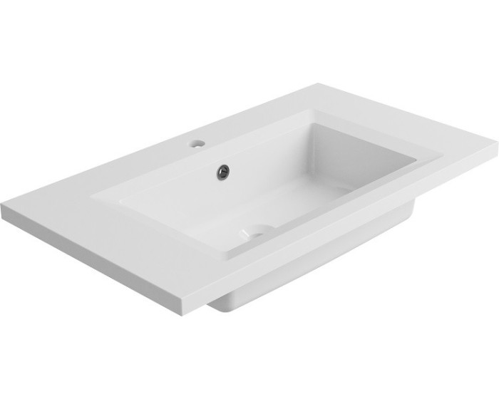 Zápustné umyvadlo Iris 810C 81 cm bílé