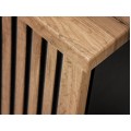 Závěsná skříňka Casad Nature s deskou 80 cm dub wotan/černá