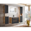 Koupelnová závěsná skříňka horní Aruba 830 1D dub craft zlatý/vesmírně šedá mat