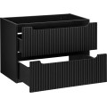 Umyvadlová skříňka Nova Black D2 82-80-2S černá