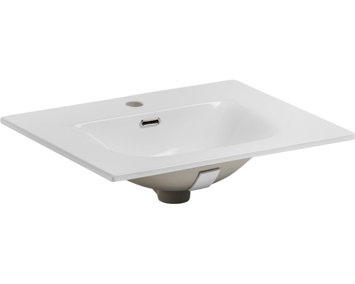 Keramické zápustné umyvadlo Sky 61 cm bílé