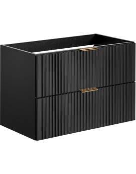 Skříňka pod umyvadlo Casad 80 cm černá