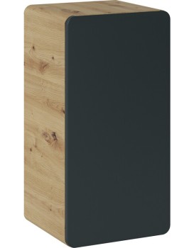 Koupelnová závěsná skříňka spodní Aruba 810 1D dub craft zlatý/vesmírně šedý mat