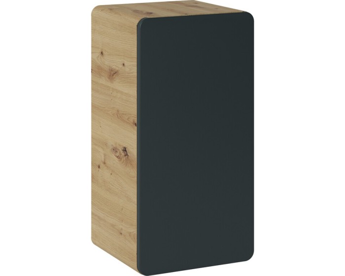 Koupelnová závěsná skříňka spodní Aruba 810 1D dub craft zlatý/vesmírně šedý mat