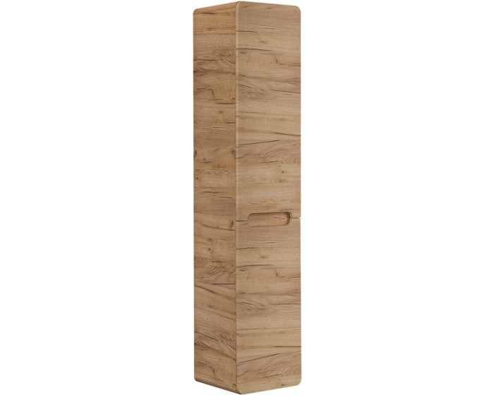 Koupelnová skříňka s košem na prádlo Aruba 804 2D dub craft zlatý