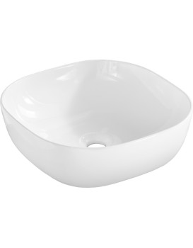 Keramické umyvadlo na desku Smile 42 cm bílé