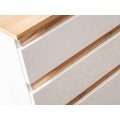 Umyvadlová skříňka Platinum 820 3S alpská bílá/dub kraft zlatý