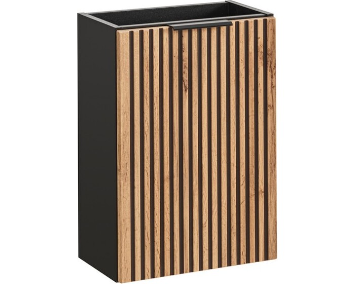 Skříňka pod umyvadlo Casad 40 cm černá/dub wotan