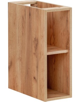 Závěsný koupelnový regál Capri 810 dub kraft zlatý