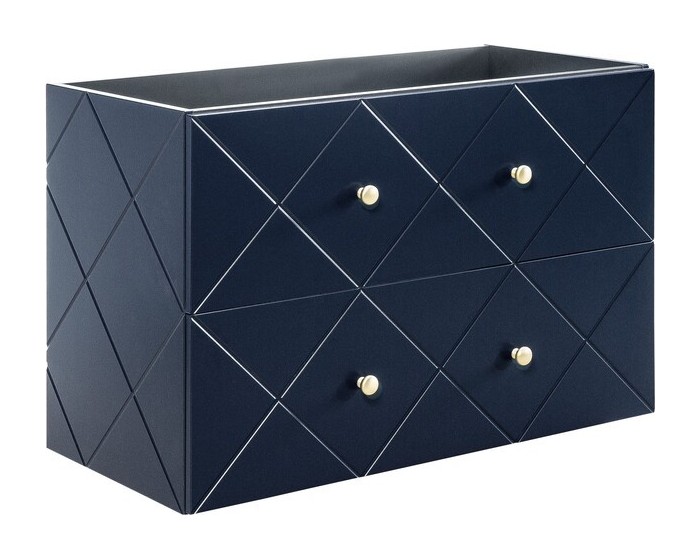 Koupelnová skříňka pod umyvadlo Elegance 90 cm modrá