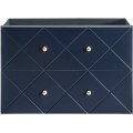 Koupelnová skříňka pod umyvadlo Elegance 90 cm modrá