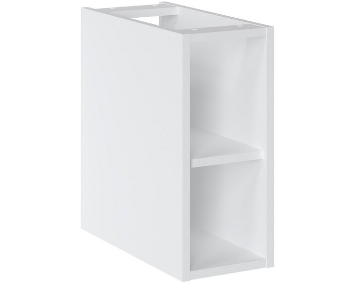 Závěsný koupelnový regál Iconic 20 cm bílý