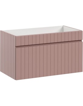 Závěsná skříňka pod umyvadlo Iconic 80 cm růže