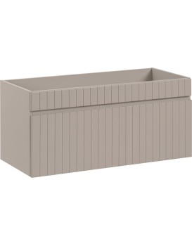 Závěsná skříňka pod umyvadlo Iconic 100 cm kašmír