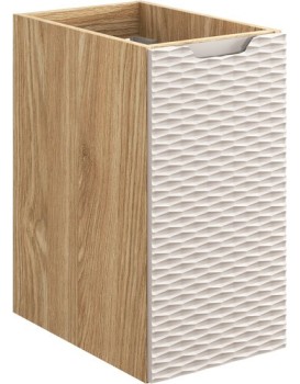 Závěsná koupelnová skříňka Ocean 30 cm dub olejovaný/béžová