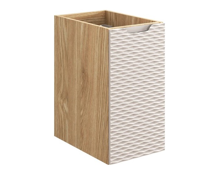 Závěsná koupelnová skříňka Ocean 30 cm dub olejovaný/béžová