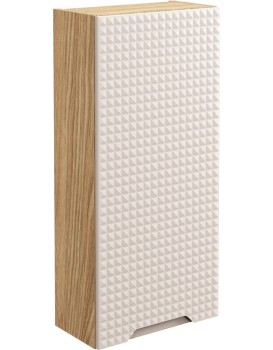 Závěsná koupelnová skříňka Luxor Beige 83-35-1D béžová/dub olejovaný