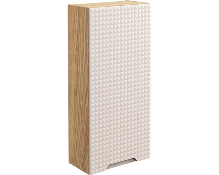 Závěsná koupelnová skříňka Luxor Beige 83-35-1D béžová/dub olejovaný