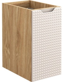 Závěsná koupelnová skříňka Luxor Beige 81-30-1D béžová/dub olejovaný
