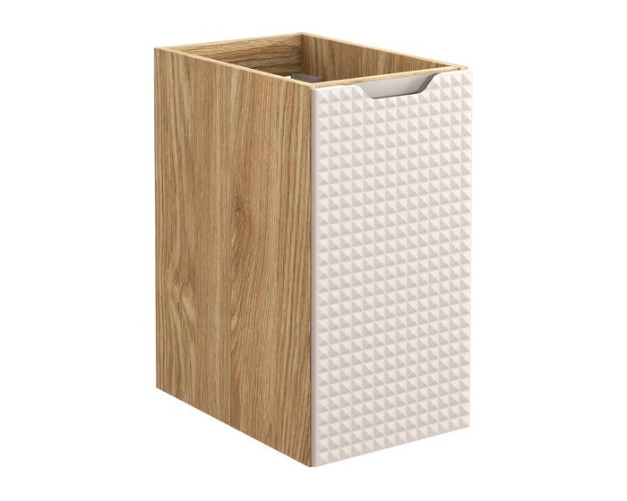 Závěsná koupelnová skříňka Luxor Beige 81-30-1D béžová/dub olejovaný