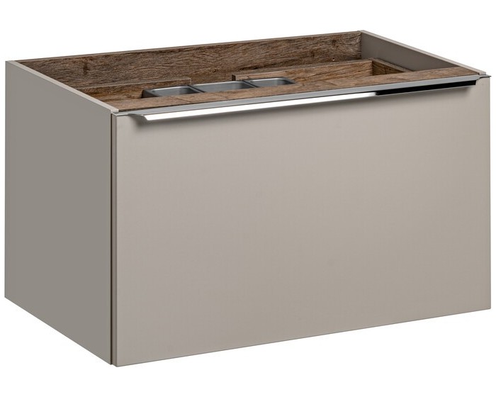 Závěsná skříňka pod umyvadlo Santa Fe 80 cm šedá