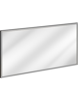 Koupelnové zrcadlo Madera s LED osvětlením 123x68 cm černé