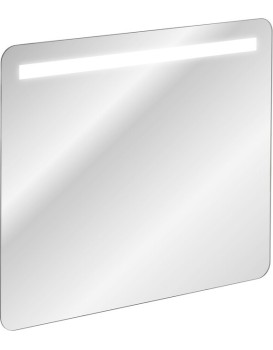 Koupelnové zrcadlo s LED osvětlením Bianca 80 cm bílé