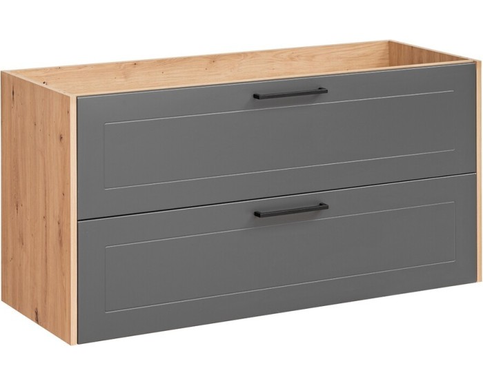 Umyvadlová skříňka Madera 854 2S dub artisan/grafit