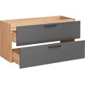 Umyvadlová skříňka Madera 854 2S dub artisan/grafit