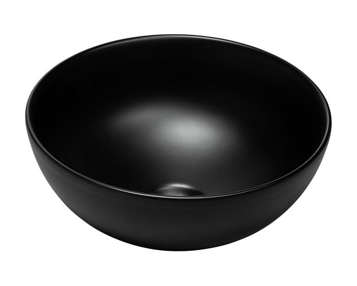 Keramické umyvadlo na desku DOMI 32 cm černé
