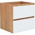 Umyvadlová skříňka Monako 820 2S dub Hamilton/bílá